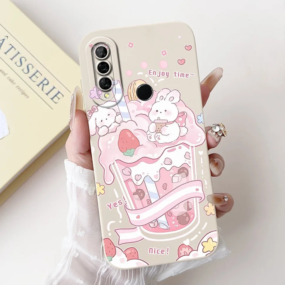6.59" For Huawei Y9 Prime 2019 Case Stylish Cartoon Girls Cover Soft Silicone For Huawei Y9 Prime Y9Prime STK-L21 Phone Cases