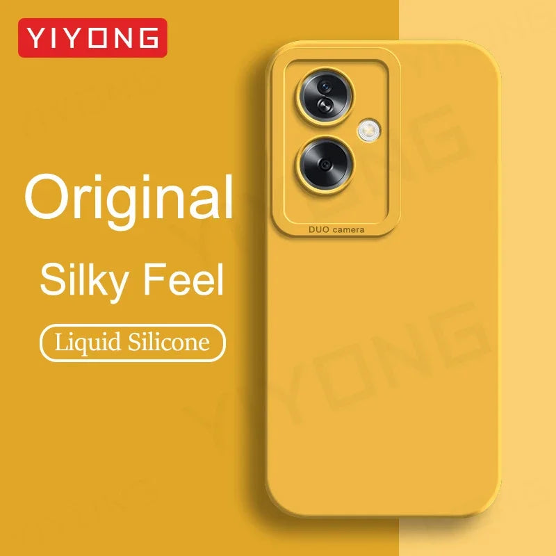 For OPPO A79 5G Case YIYONG Original Soft Liquid Silicone Cover For OPPO A79 OPPOA79 Shockproof Phone Cases