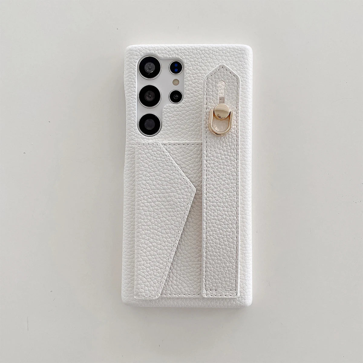 Luxury PU Leather Wrist Strap Wallet Case For Samsung Galaxy S25 S24 S23 S21 S20 FE S22 Plus Note 20 Ultra A52 A53 A54