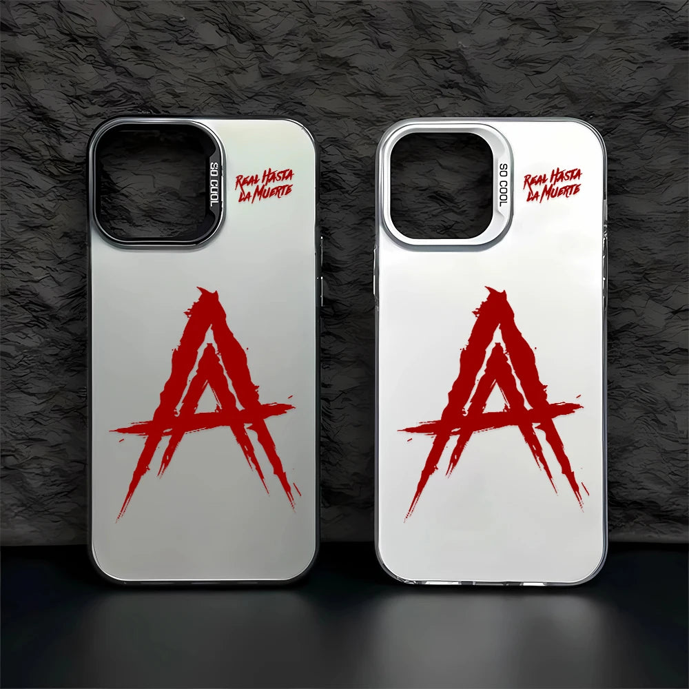 Anuel AA rapper Hot Plating Shockproof Back Bumper Phone Case for iPhone 16 15 14 13 12 11 Pro Max 16E 16 15 14 Plus Case