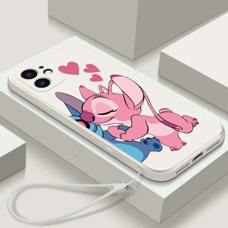 Stitch Angel Cartoon Love Heart Case For Honor X6C X8C 400 Lite X9C Smart X6B X6A Plus Magic 7 Lite Plain TPU Phone Cover Cases