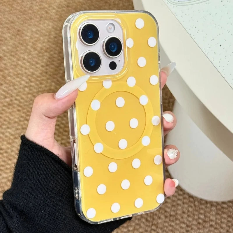 3D Cute Sanrio Hello Kitty Magnetic Grip Tok Holder Magsafe Wireless Charge Phone Case For iPhone 16 15 14 13 12 Pro Max Cover