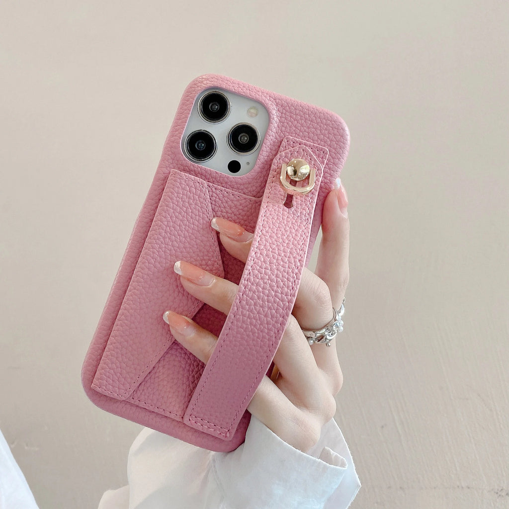 Wrist Strap Wallet Case For Samsung Galaxy S21 FE S22 S23 Plus Note 20 Ultra A52 A53 A54 Luxury Card Holder Leather Cover