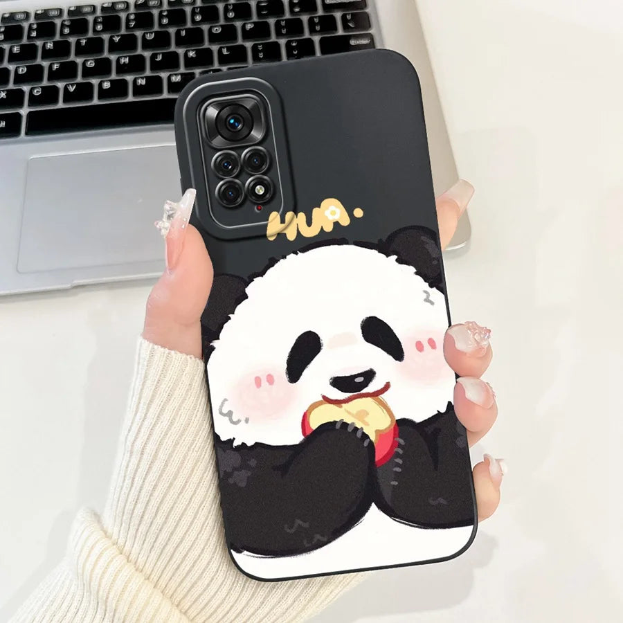Case for Redmi Note 11 11S 4G 11 Pro Couqe Matte Soft Silicone Cartoons Funda Shockproof  Phone Bags For Note11 11S Back Covers
