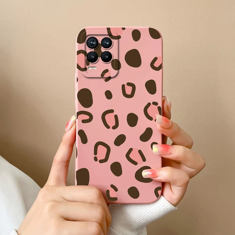 Cases For Realme 8 Pro 4G Shell Lovely Cartoon Astronaut Pattern Soft Liquid Silicone Phone Covers For Realme8 8Pro Fundas Coque