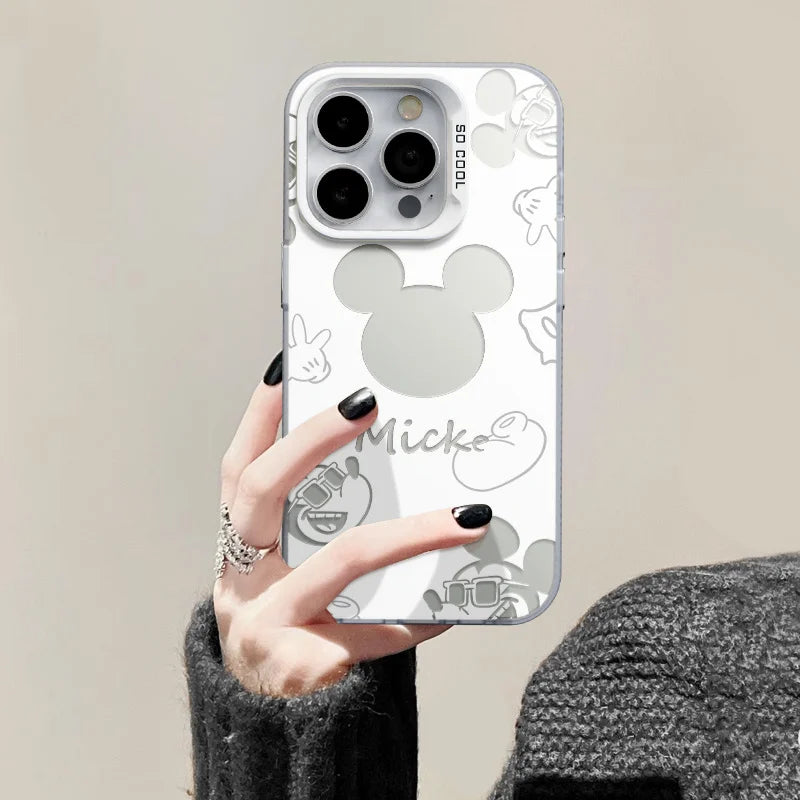 Cartoon Mickey Phone Case For Samsung Galaxy S25 S24 S23 S22 S21 Plus FEUltra A36 A26 A55 A35 A25 A34 A54 A53 A52 Y2K Back Cover