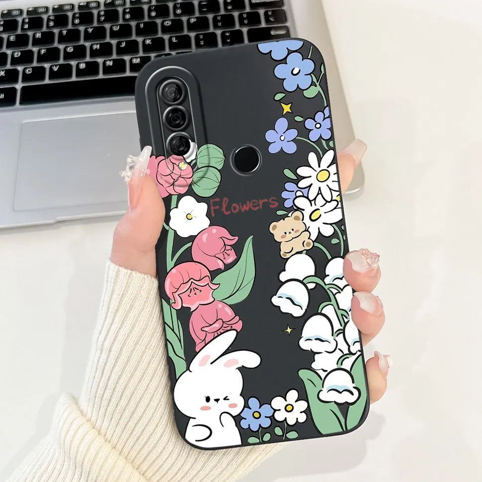 6.59" For Huawei Y9 Prime 2019 Case Stylish Cartoon Girls Cover Soft Silicone For Huawei Y9 Prime Y9Prime STK-L21 Phone Cases