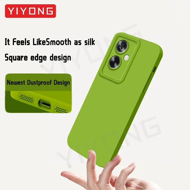 For OPPO A79 5G Case YIYONG Original Soft Liquid Silicone Cover For OPPO A79 OPPOA79 Shockproof Phone Cases