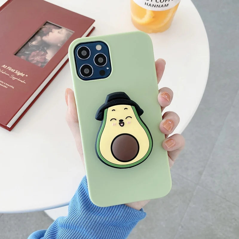 For Huawei Y7P Y6P Y5P P40 Pro Plus P30 P20 Pro Lite Y7 Y6 Prime Pro 2019 Case Fruit Avocado Orange Strawberry Peach Cute Cover