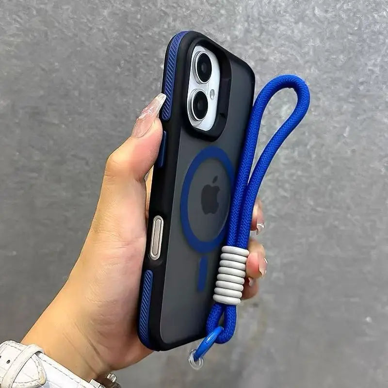 Adorable Bright-Colored Magnetic Phone Cover for Samsung Galaxy S25 S24 Ultra 5G S23 Plus S22 Matte Translucent Shockproof Case