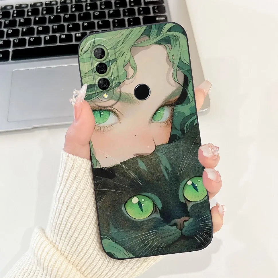 6.59" For Huawei Y9 Prime 2019 Case Stylish Cartoon Girls Cover Soft Silicone For Huawei Y9 Prime Y9Prime STK-L21 Phone Cases