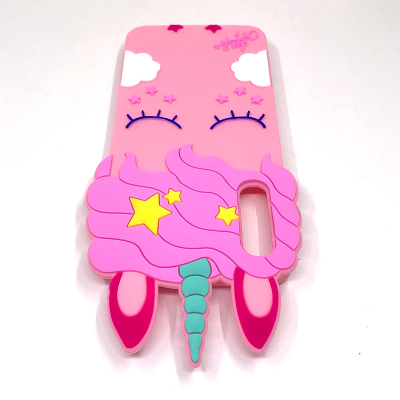For Samsung A50 A30 A20 Case 2019 Soft Silicone Cartoon Bear Cat Unicorn Back Cover Cute Phone Bag For Samsung Galaxy A 50 30 20
