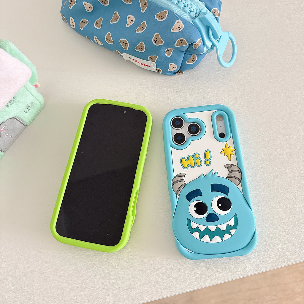 Funny Monsters Mike Sulley Phone Case For iPhone 17 16 15 14 13 12 11 Pro Max X XS 6 7 8 Plus Soft Silicone Cartoon Back Cover