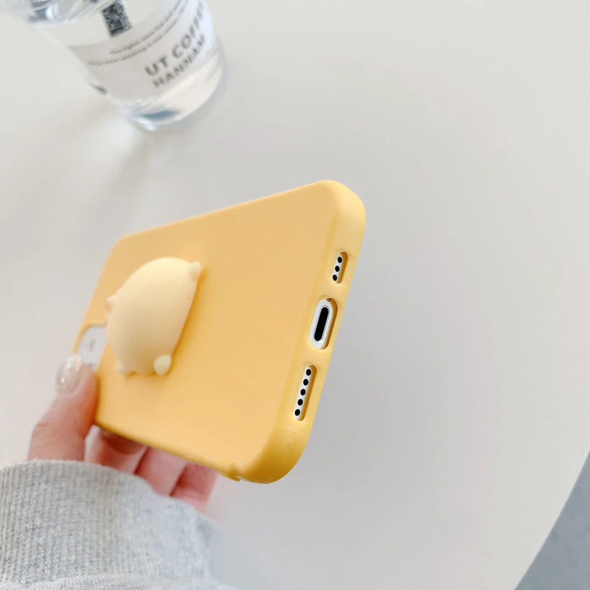 3D Squishy Toys Chick Cat Case For Apple iPhone 15 14 Plus 12 13 mini 11 Pro Max SE 2020 SE 3 Animals TPU Cover Soft Cases
