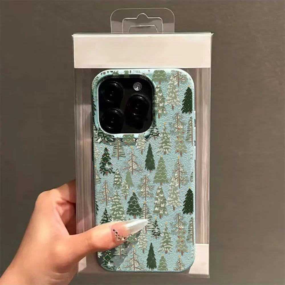 Christmas pattern colorful and dazzling soft phone case for IPhone17 Pro Max Air 16 15 14 13 12 11 Premium patterned pretty