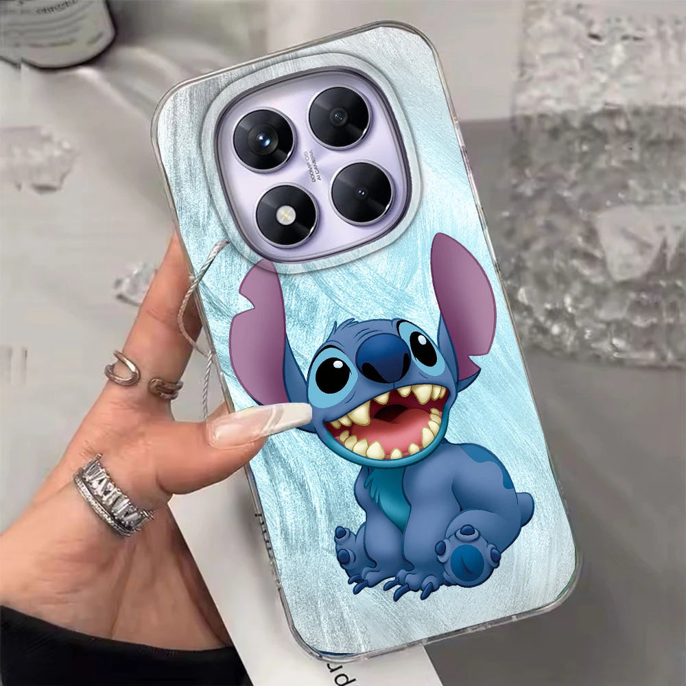 Green Gradient Stitch Couple Phone Cases for Xiaomi Redmi Note 14 13 12 11 11S 10 10S 8 Pro 13C 14C A5 A3 A4 A3X 9A 9C A1 Cover