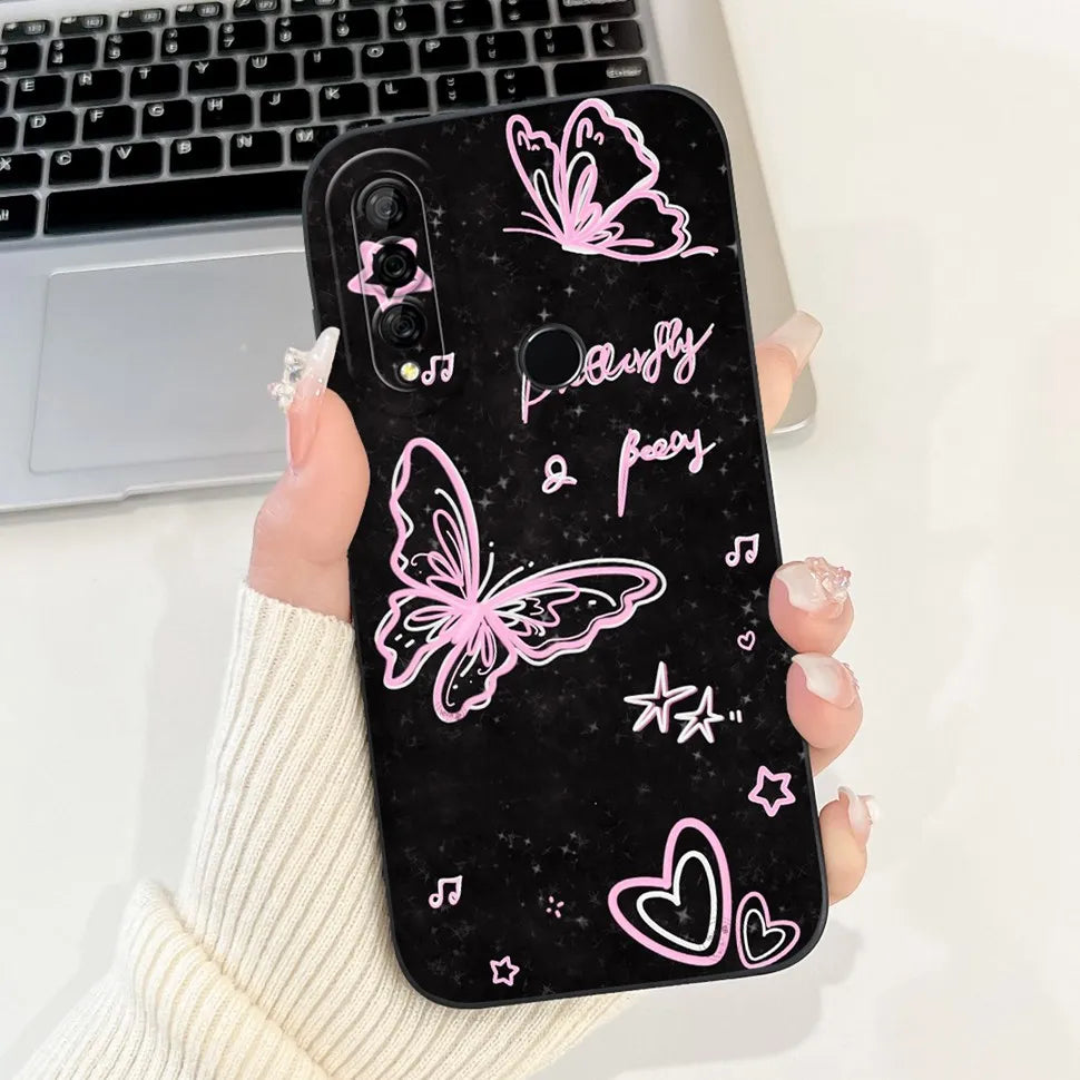 6.59" For Huawei Y9 Prime 2019 Case Stylish Cartoon Girls Cover Soft Silicone For Huawei Y9 Prime Y9Prime STK-L21 Phone Cases
