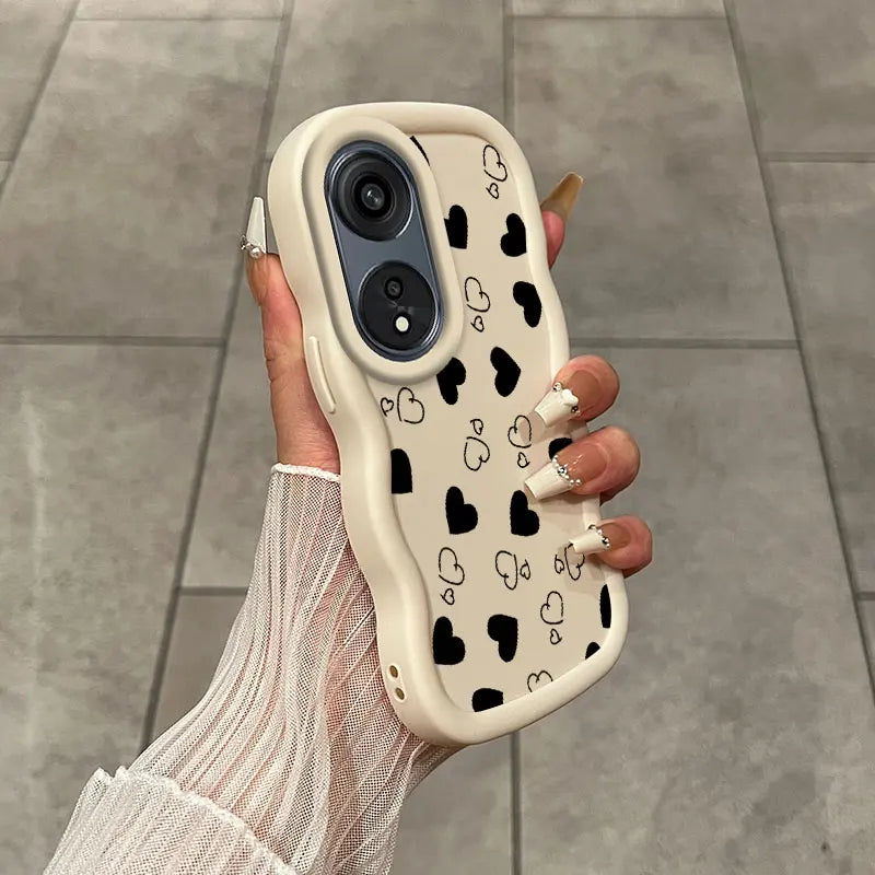 Romantic Heart Protect You For OPPO A38 With Flexible Case Featuring Shockproof Ideal For OPPO A Reno X 91 77 79 3 11 10 54 18