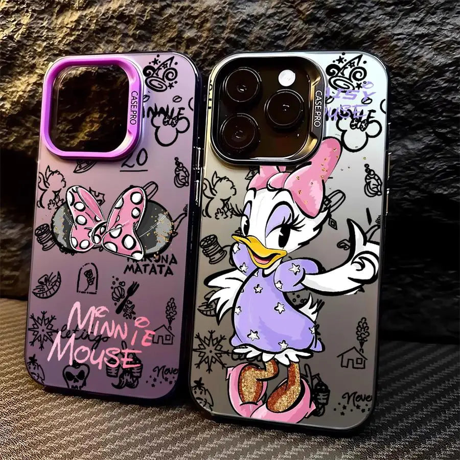 Fashion Mickey Minnie Mouse Phone Case For Xiaomi Redmi 14C 13C 12C 13 12 10 A1 A2 A3 A5 9T 9A K60 K40 4G 5G Anti Back Cover