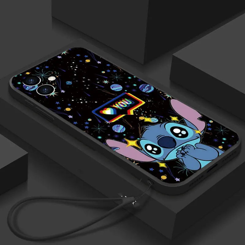 Angel Stitch Cartoon Love Heart Case For Honor X8C 400 Lite X9C Smart X6B X6A Plus Magic 7 Lite Plain Phone Cover Cases