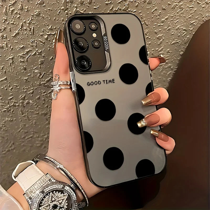 Love Heart Pattern Hard Case For Samsung S25 Ultra S23 FE S22 S24 A55 5G A56 A54 A24 A53 A52S A36 A35 A34 A25 A16 A15 Case Cover