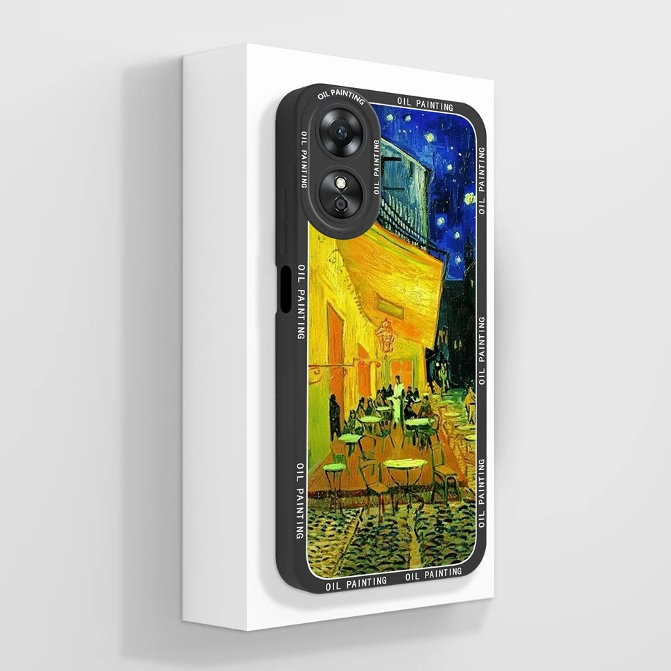 Phone Case For Oppo A17 A17K K 4G Pretty Flowers Smooth Liquid Silicone Back Cover For OppoA17K Oppo A 17 K Fundas Shell Coque