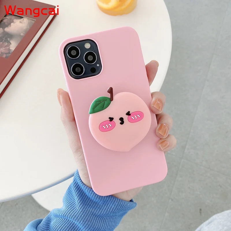 For Xiaomi Mi 9 8 Lite 9 8 SE Mix 3 2s 2 8 Pro 6X 5X A2 Lite A1 Case Fruit Avocado Orange Strawberry Peach Cute Cover