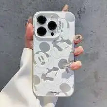 Cartoon Mickey Phone Case For Samsung Galaxy S25 S24 S23 S22 S21 Plus FEUltra A36 A26 A55 A35 A25 A34 A54 A53 A52 Y2K Back Cover