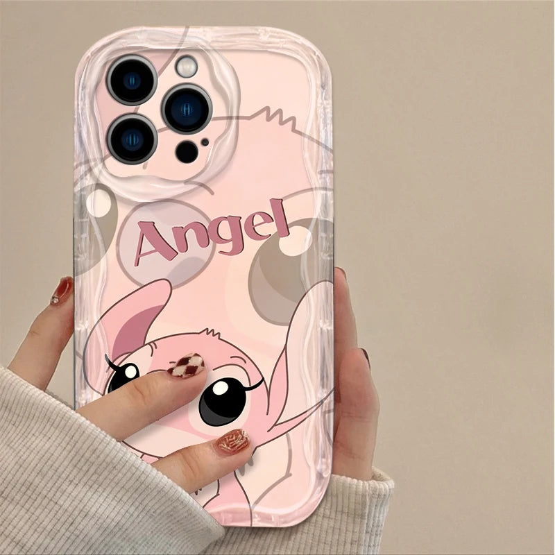 Cartoon Stitch Angel Case For Honor X9C X7C X5B Plus X6B 200 90 Smart X8B X9B X6A X8 X7 X8A 20 X6 X7A X6S X7B Magic 6 Lite Cover