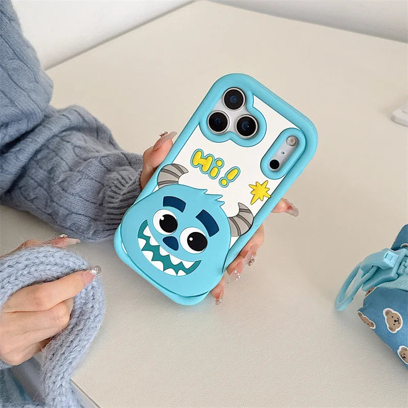 Funny Monsters Mike Sulley Phone Case For iPhone 17 16 15 14 13 12 11 Pro Max X XS 6 7 8 Plus Soft Silicone Cartoon Back Cover