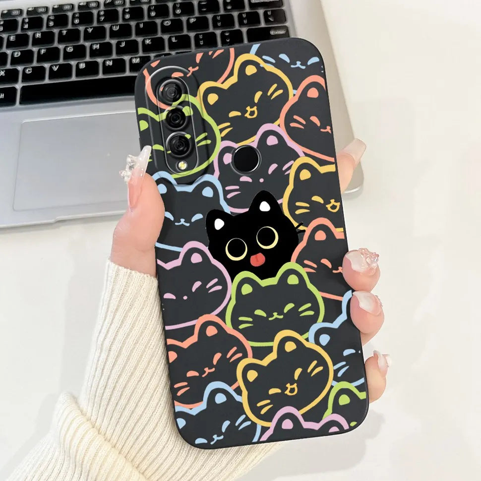 6.59" For Huawei Y9 Prime 2019 Case Stylish Cartoon Girls Cover Soft Silicone For Huawei Y9 Prime Y9Prime STK-L21 Phone Cases