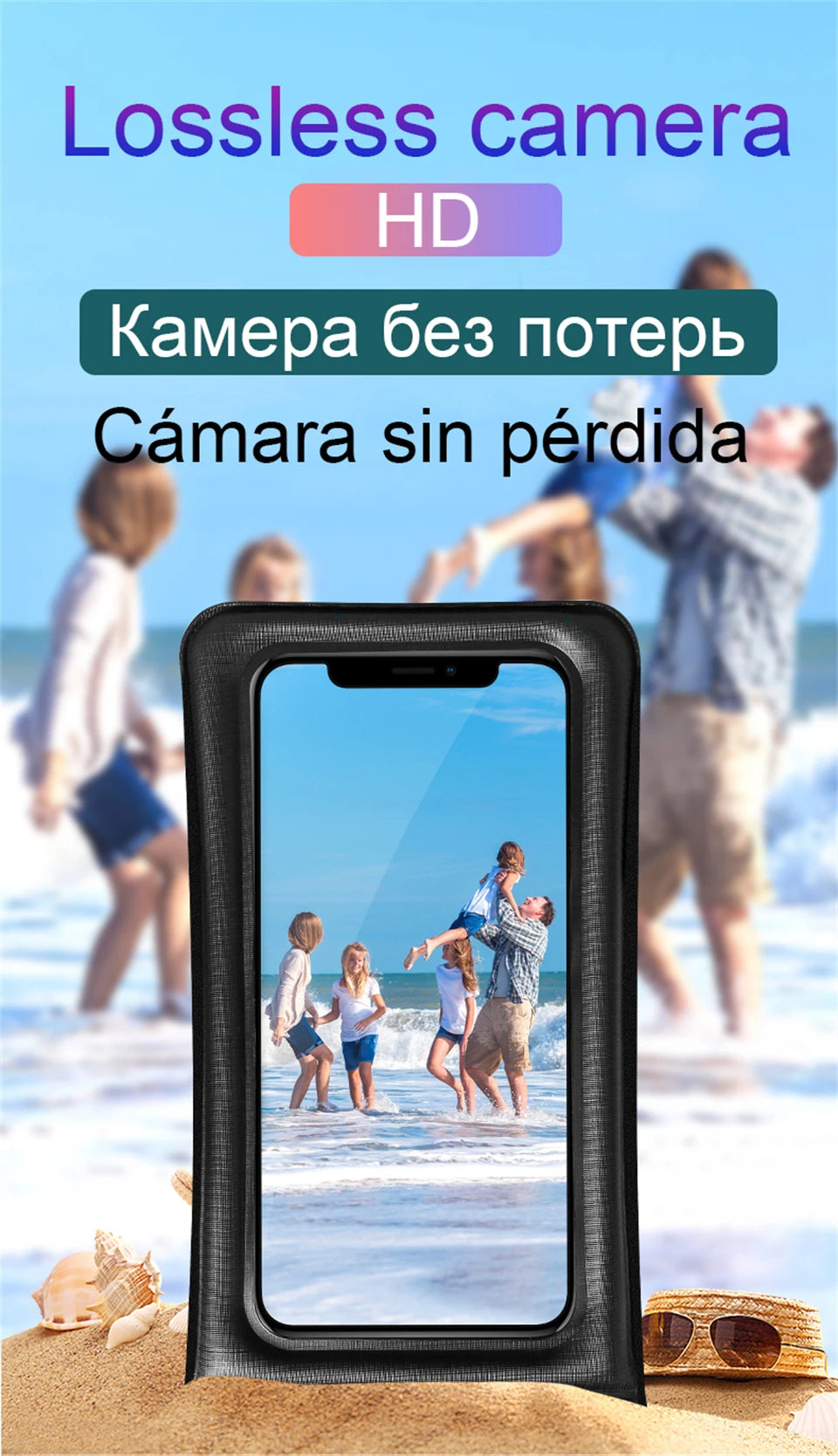IP68 Universal Waterproof Phone Cases Bag For iPhone 16 15 14 13 12 11 Pro Max X Xiaomi Samsung S24 Ultra Swim Cover Accessories