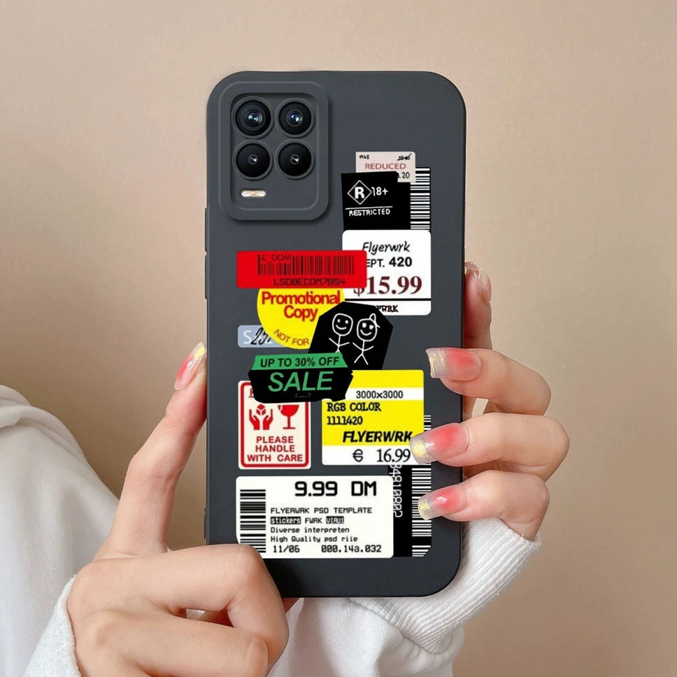 Cases For Realme 8 Pro 4G Shell Lovely Cartoon Astronaut Pattern Soft Liquid Silicone Phone Covers For Realme8 8Pro Fundas Coque